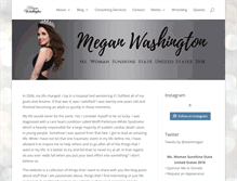Tablet Screenshot of meganwashington.net